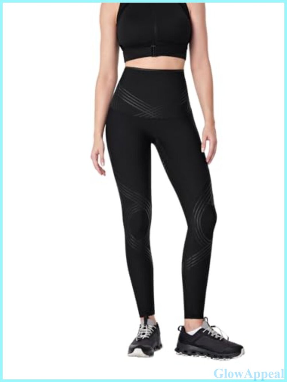Postpartum Compression Leggings High Waist Lumbar Support Seamless